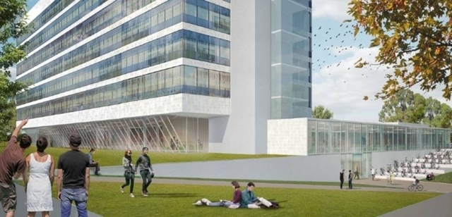 Impressie nieuwe tandheelkundegebouw