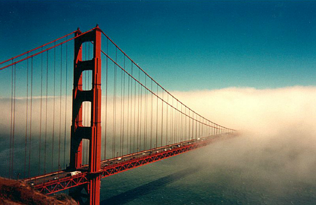 De Golden Gate Bridge in San Francisco. Foto: Wikimedia Commons
