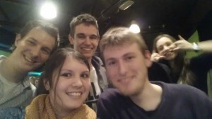Selfie van de aanwezige Cycloopleden