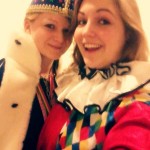 Silke (l) met vriendin Esther