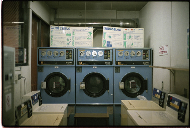 De wasserette is ook niet goedkoop. Foto: Gullevek, Creative Commons
