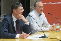 Klaas Landsman (links) en Peter Hagoort