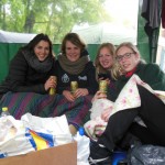 Vlnr: Irene, Kris, Tessa en Pauline