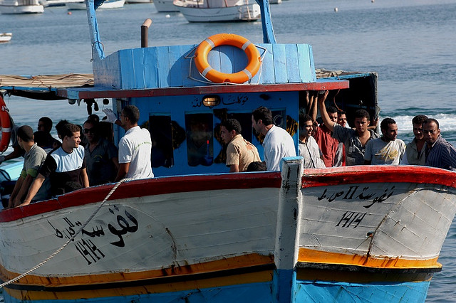 Bootvluchtelingen bij Lampedusa / Foto: Creative Commons