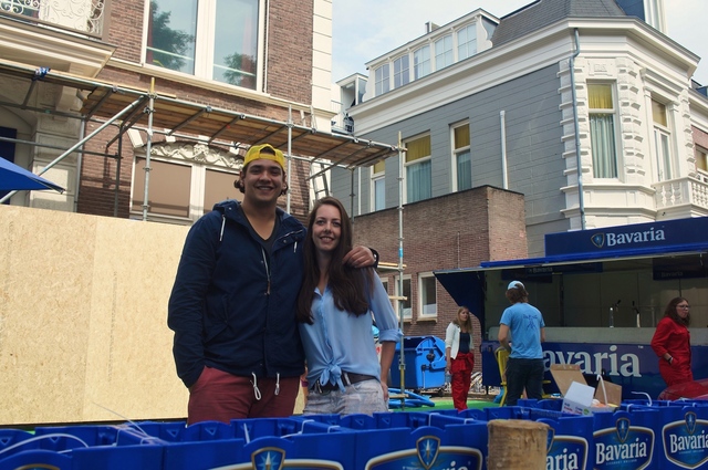Skander Kedri en Valerie Richelle van Ovum Novum. Foto: Felix Wagner