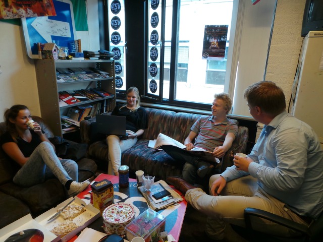 De kamer van de ESV. Foto: Mathijs Noij
