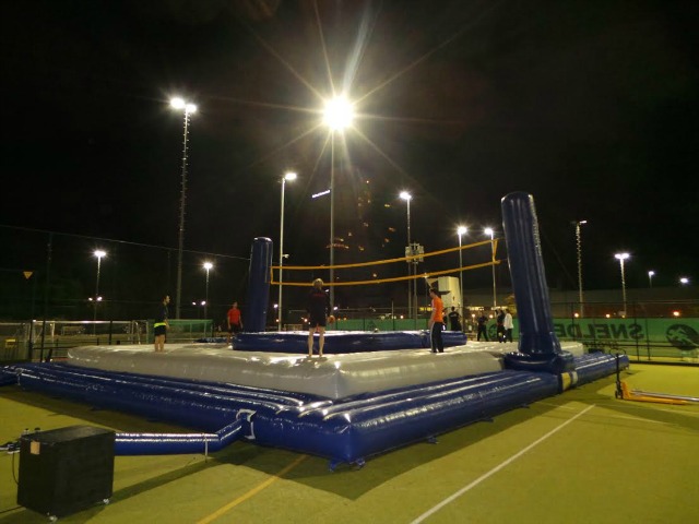 Het bossaballveld. Foto: Mathijs Noij