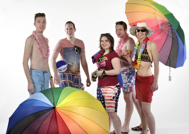 Jubileum-commissie Dito!, met links Martijn Exterkate. / Foto: Dito!