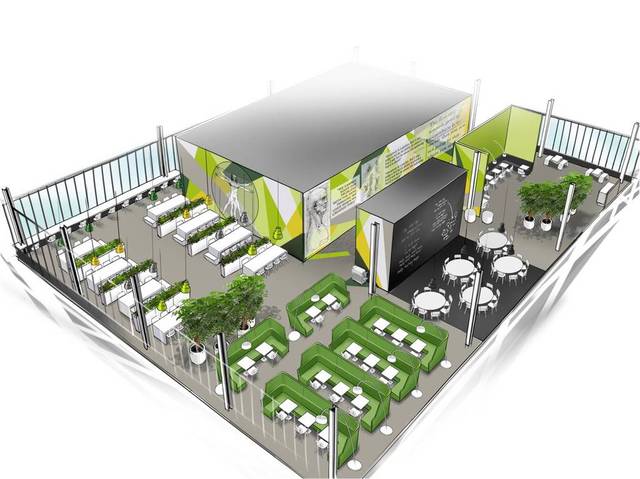 Artist impression van het nieuwe studielandschap voor de medische faculteit.