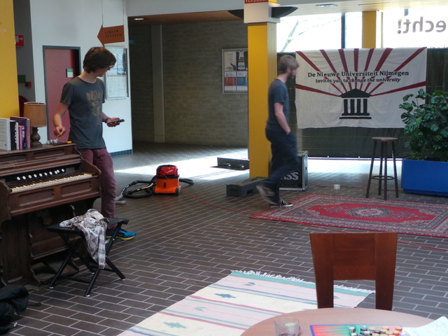 Initiatiefnemers Café Terecht gaan niet ontruimen. / Foto: Vox