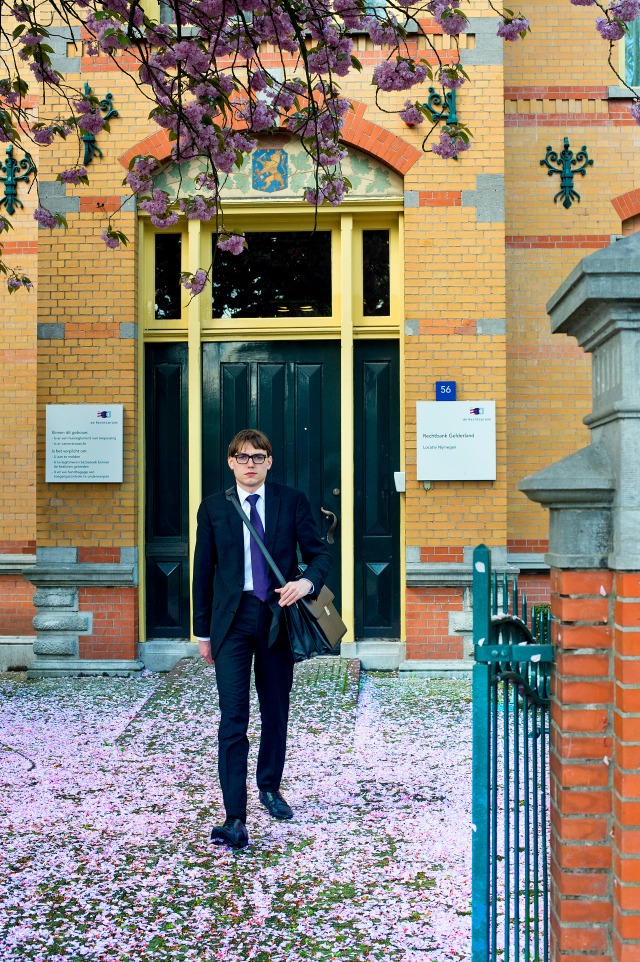 Pepijn Eymaal voor het kantongerecht. Foto: Bert Beelen