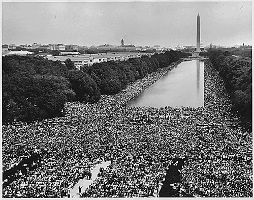 March on Washington, 1963. Foto: U.S. National Archives
