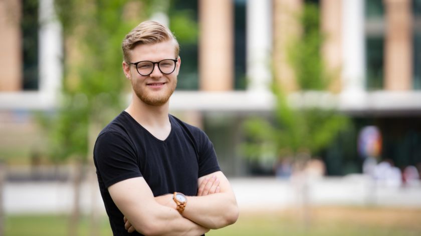 Hugo van Bree, verkiesbaar voor het Waterschap. Foto: Johannes Fiebig