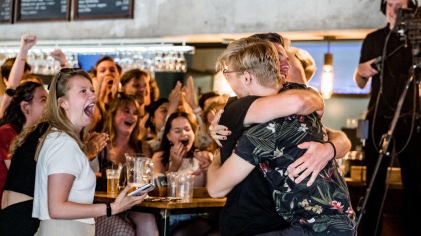 AKKUraatd wint studentenverkiezingen. Foto: Johannes Fiebig