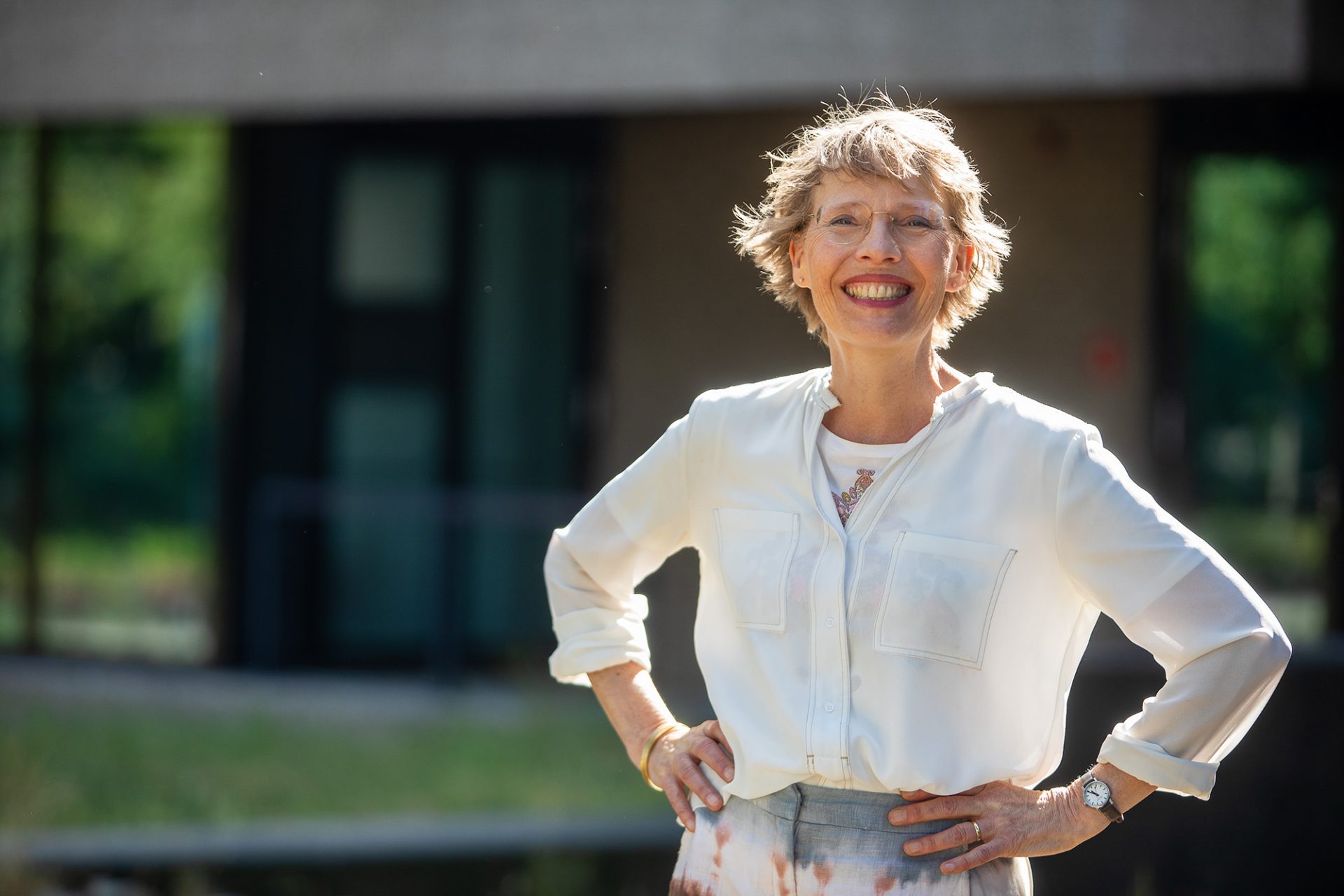 Ja, ze is de eerste vrouw, maar met José Sanders krijgt de universiteit
