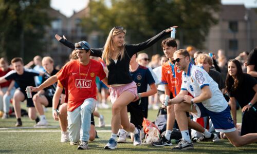 De sportdag tijdens de introductieweek. Afbeelding ter illustratie. Foto: Johannes Fiebig