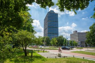 Het Erasmusgebouw op de Radboudcampus