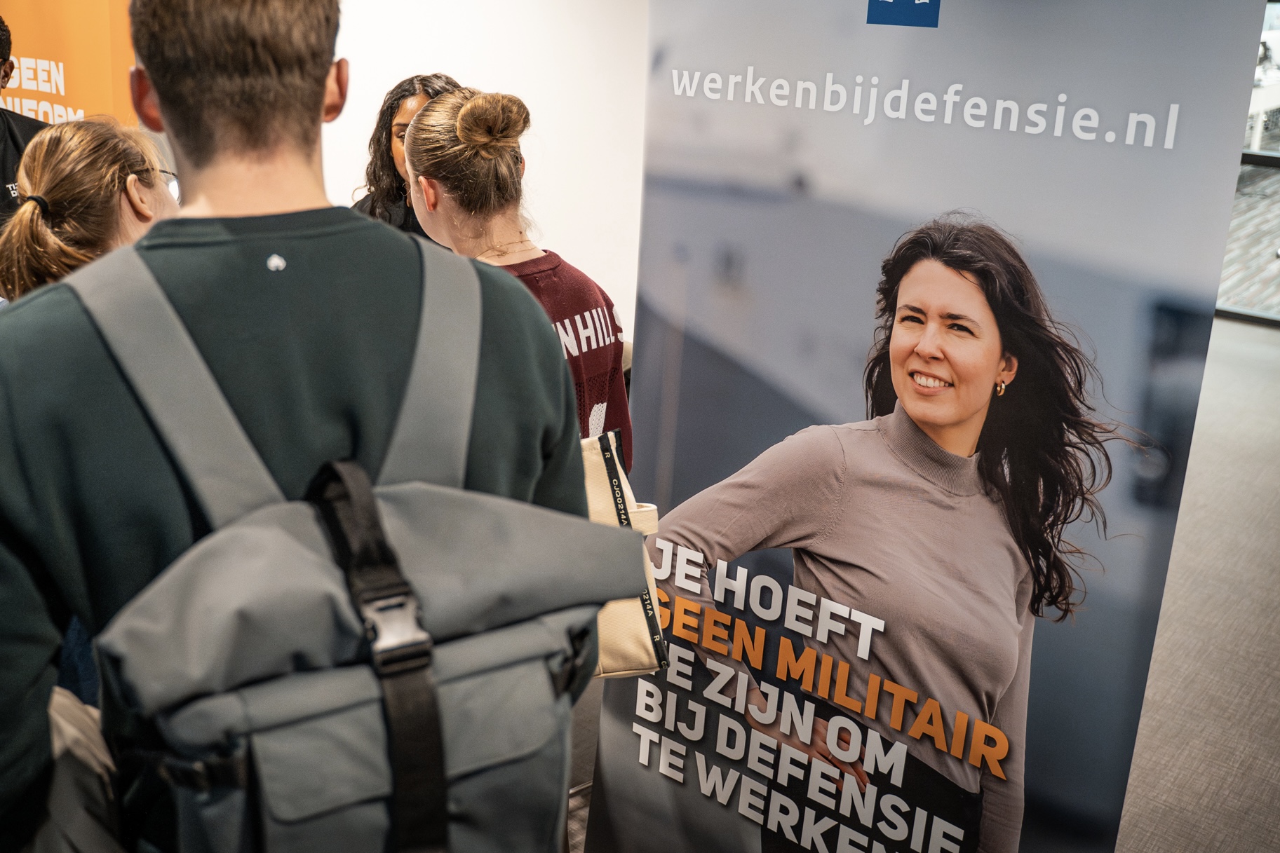 Defensie stond ook op een netwerkevenement voor bedrijven in het EOS, eerder dit jaar.
