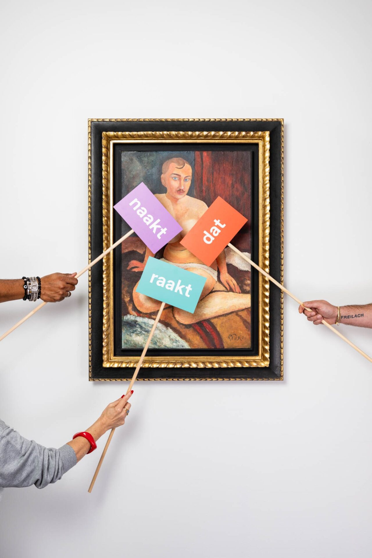 De tentoonstelling 'Naakt dat raakt' in Museum Arnhem